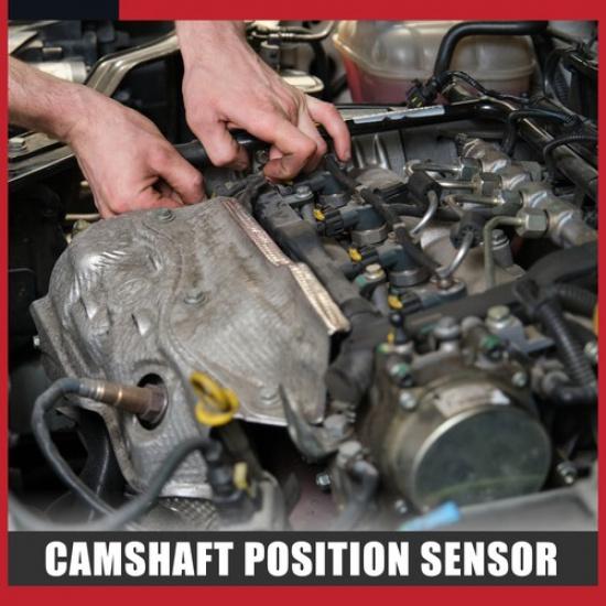 Pack of 1 For BMW Models Select 1998-2008 Camshaft Position Sensor Plastic Black