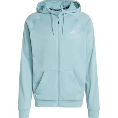 Giacca Uomo con Cappuccio e Maniche Lunghe con Logo Azzurro Chiaro JE6660