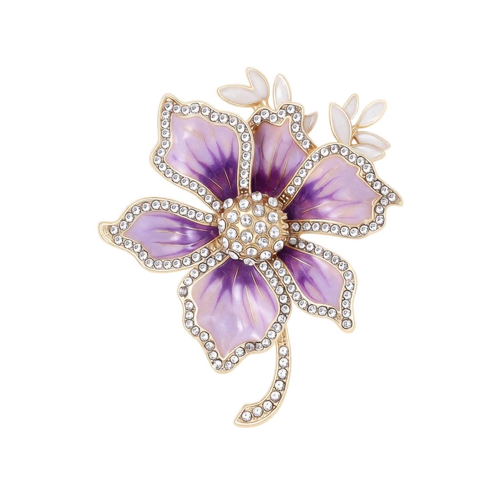 Fashion Flower Brooch Pin Trendy Cute Vintage Jewelry for Women