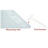 MOC Measuring Ruler Plastic Material Measuring Board Tool Easy Brick Ruler Blocks Multi-functio Construction Bricks Technical Parts Ideal For Children