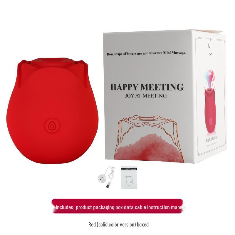 Xiang Jian Huan Rose Flower Vibrating Masturbator for Women - Multi-Frequency Vibrator for Adult Use, In Stock