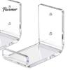 Platzsparendes Wandregal Acryl-Skateboardhalterung, Horizontale Snowboard-Displayhalterung, Transparenter Sportgeräte Robuster Longboard-Halter,