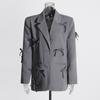 Summer 2026 Women's Casual Blazer with 3D Bow Patchwork Design