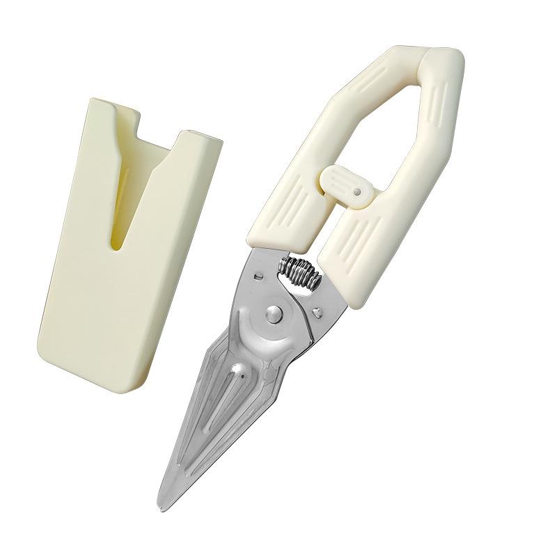 

Stainless Steel Kitchen Scissors Powerful Chicken Bone Scissors Seafood Fish Scissors Cooking Tools style 1