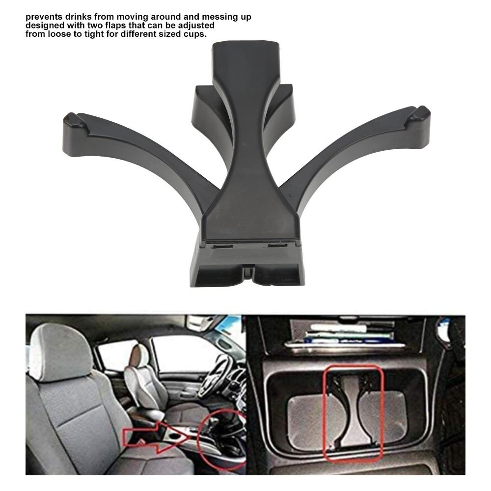 Adjustable Flaps Center Console Cup Holder Insert ABS Car Cup Holder Separator Car Interior