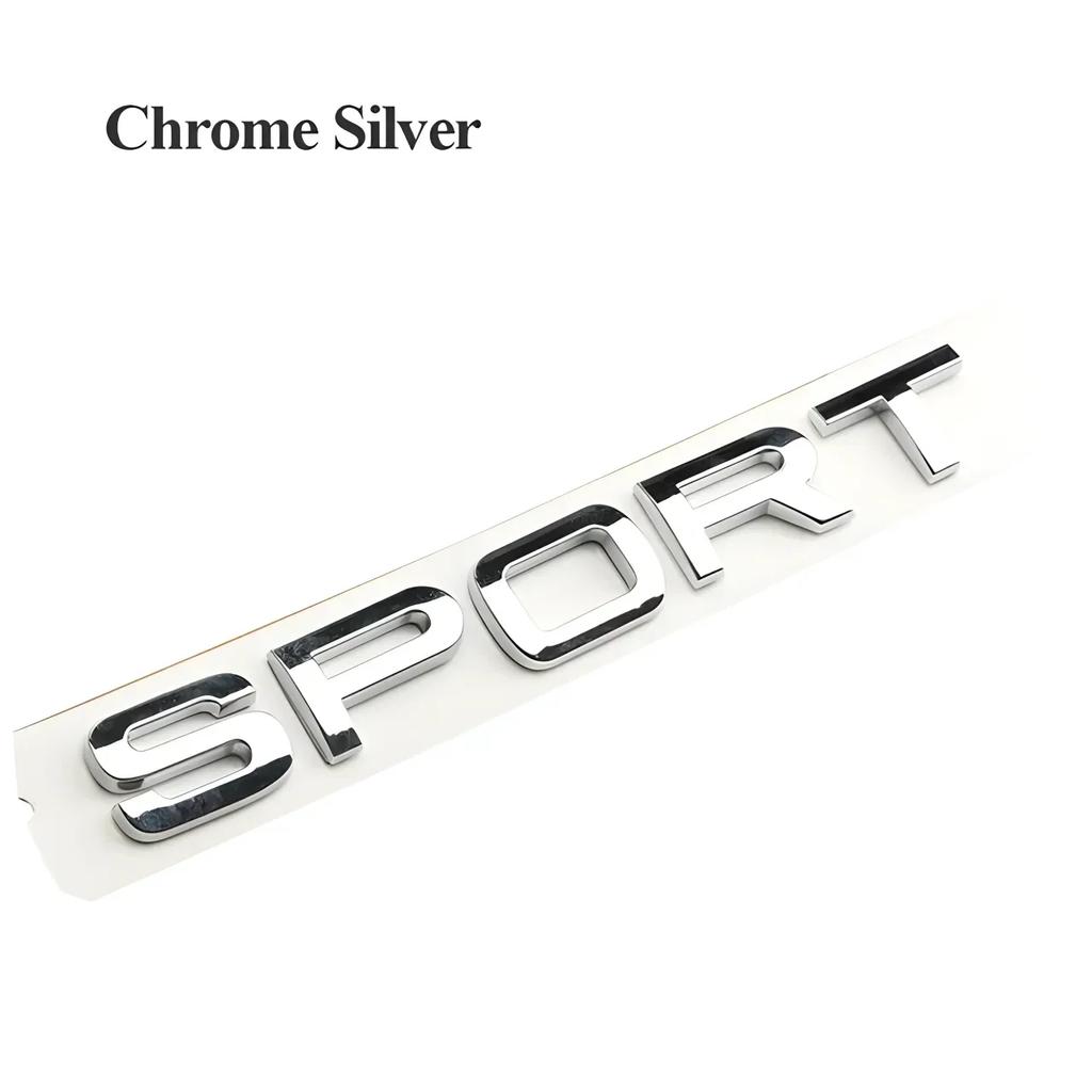 ABS 3D Chrome Car Letters Front Hood Bonnet Logo Badge For Land Rover Discovery Sports Emblem Discovery 4 3 5 2 TD5 Accessories SA3