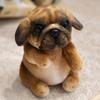 Realistic Poodle Pug Puppy Plush Toy Miniature Guinea Pig Stuffed Doggy Cute Fluffy Pet for Room Decor Children's Birthday Gift