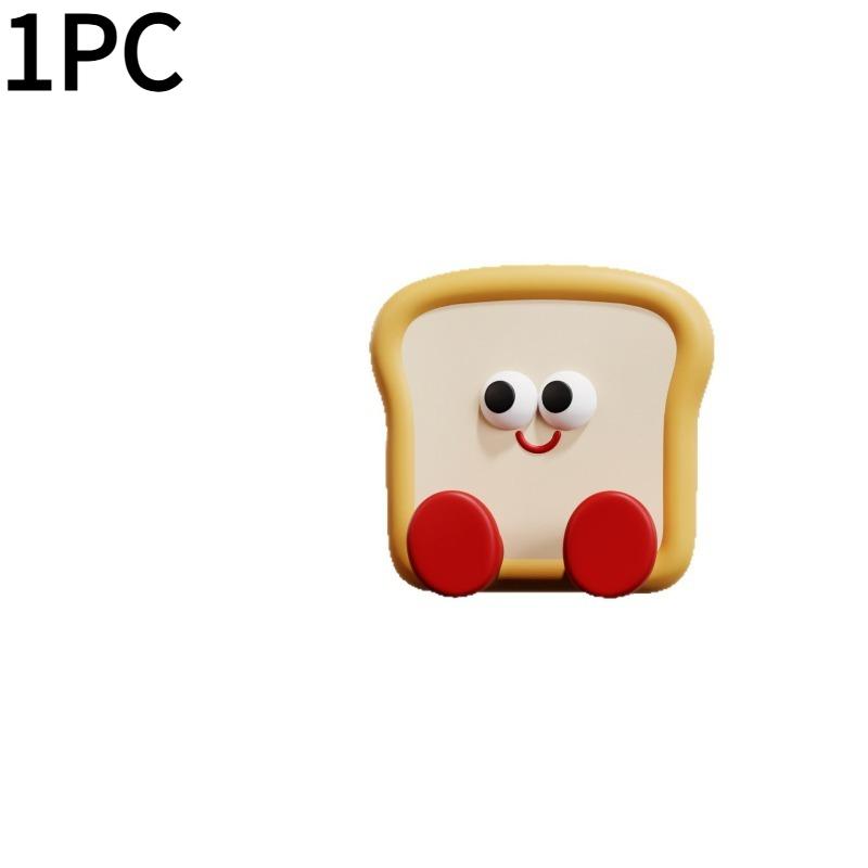 1PC toast silent anti-collision sticker anti-clamp artifact door handle anti-collision pad behind the door to eliminate closing noise cute decoration