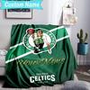 Custom Name Blanket Boston Basketball Blanket Bedding Blanket for Travel, Camping, Living Rooms, Offices, Sofas, Fan Christmas Gift