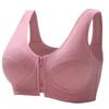 Women's Front Zipper Plus Size Bra Vest Style Bra