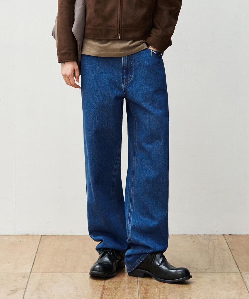 OURDAYZ Straight Denim Pants [Mid Blue]