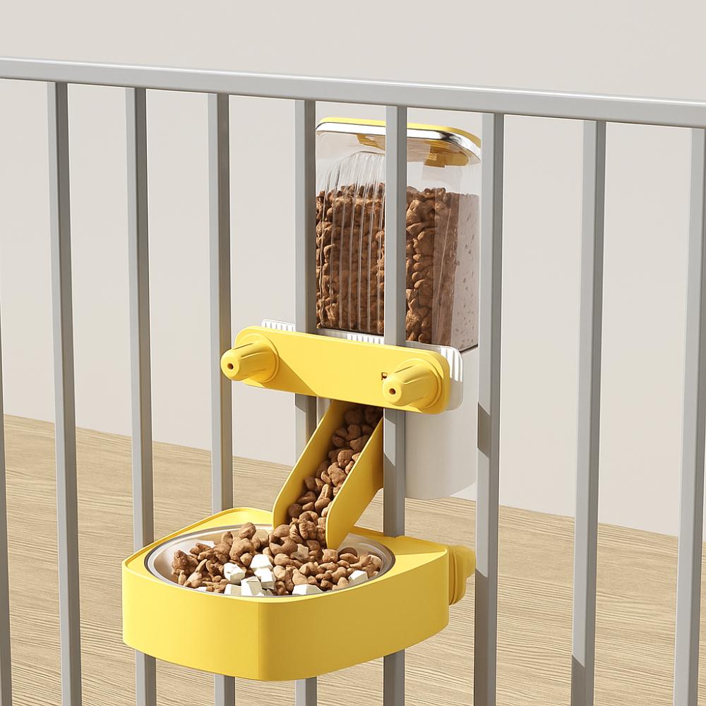 No Spill Automatic Pet Feeder Large Capacity Dog Food Dispenser  For Cats Rabbit Puppy