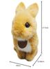 Graceful Animal (Made in Japan) Sitting Beige Rabbit Plush Toy, 23cm Long, I-6051