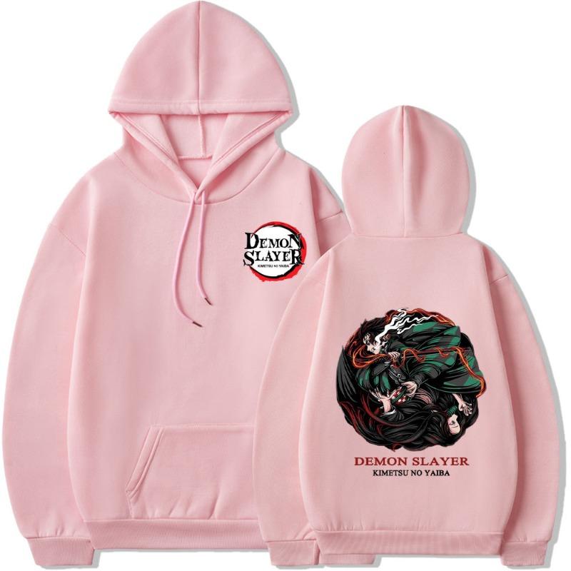 

Японское Аниме Клинок, рассекающий демонов Камадо Тандзиро Толстовки Повседневные Kimetsu No Yaiba Харадзюку Мультяшные Свитшоты Оверсайз 3XL