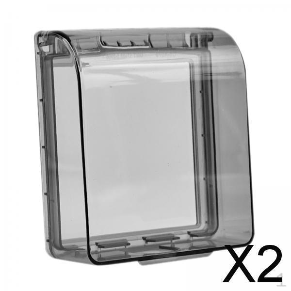 

2x Водонепроницаемая крышка для электрической вилки, всепогодная розетка, многофункциональная, прочная