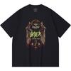 230 g/m² 100% Bavlna T-shirt Heavy Metal Rocková Kapela Tisk Populární Hudby Unisex Těžký Bavlněný T-shirt