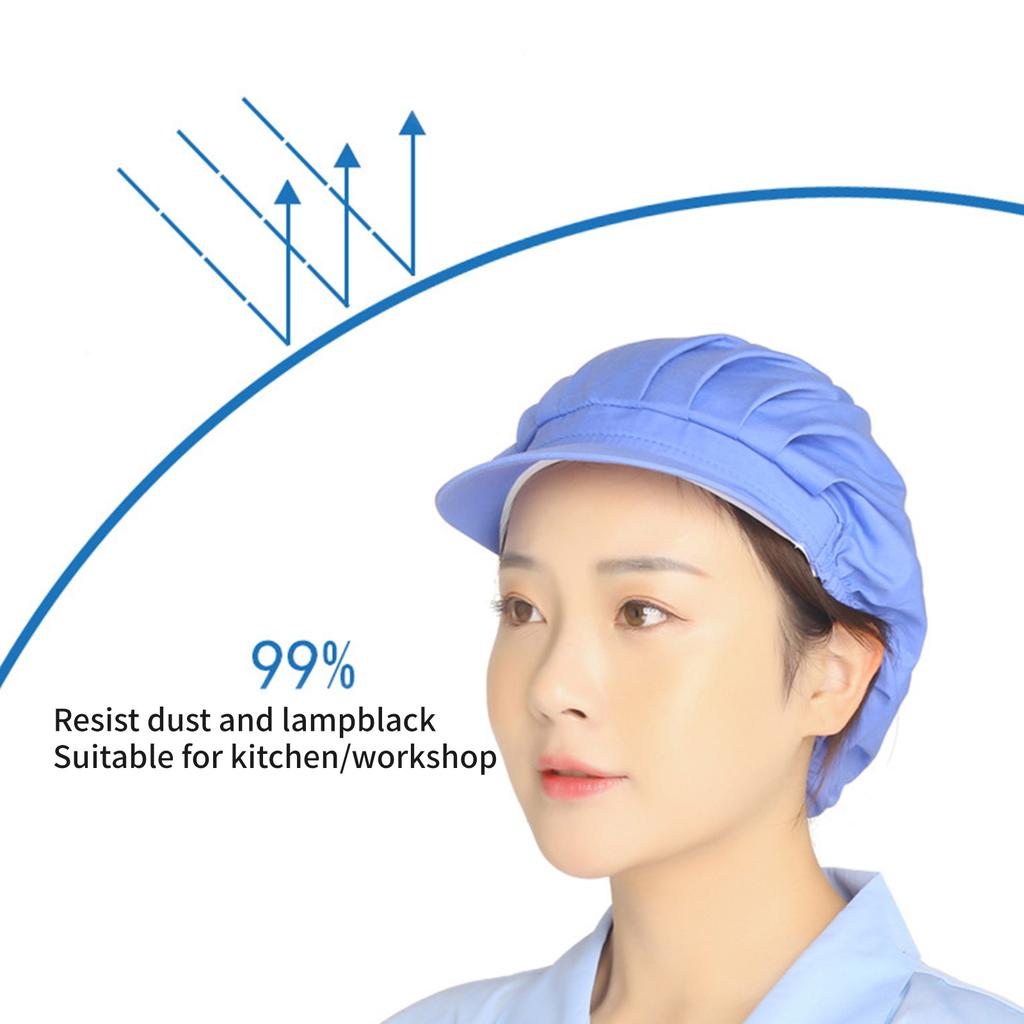 Herren Damen Netzstoff Staubdichte Kappe Werkstattarbeiter Köche Restaurants Hotels Lagerhäuser Salon Labor Arbeitsmütze