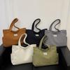 Original Niche Large-capacity Bag Women's 2026 New Velvet Handbag Student Make-up Class Messenger Tote Bag