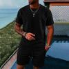 Men's Short Sleeved Set Versatile Casual Sports Two-piece Set