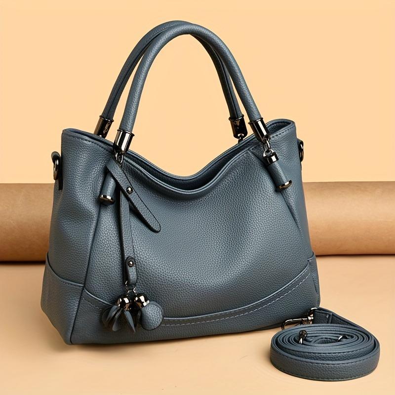 Lychee Pattern Portable Tote Bag Single Shoulder Messenger Women's Bag