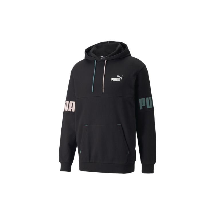 PUMA Power Logo Printing Sports Black Men s 670937-51 S