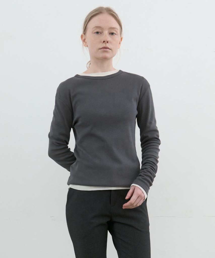 POSZER Essential Cotton Long Sleeve (Dark Gray)