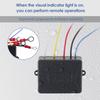 2PCS Wireless Winch Remote Control Kit 12V Universal Car Wireless Winch Remote Controller Heavy Duty Wireless Winch Controller