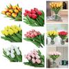 10 stuks Levenschtechte Kunsttulpen voor Tafeldecoratie Portiek Raamdecoratie