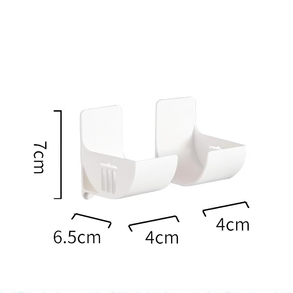 Wall Mounted Organizer No Hole Storage Tray Kitchen Shelf Cling Film Trash Bag Organizer Cabinet Refrigerator Side Storage Shelf