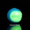 Glow in the Dark Monster Teeth Dog Chew Ball Durable Pet Toy