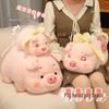 Adorable Piggy Plush Pillow Doll for Girls - Cute Pet Pig Head & Brain Sofa Cushion