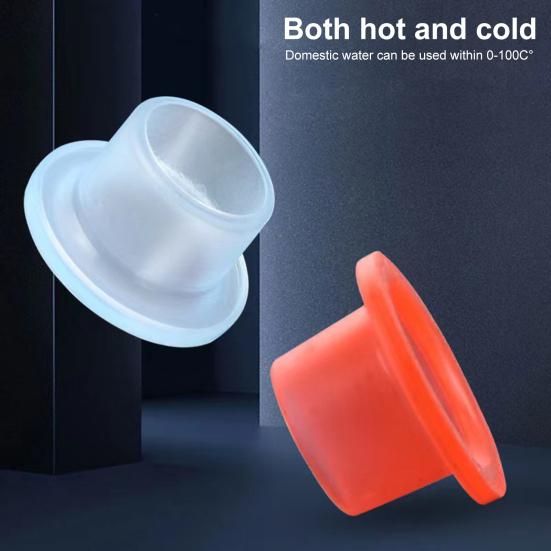 20/60Pcs Faucet Seal Leak-Proof Silicone Gasket Easy Installation Sealing Ring Replacement for 4-point Tube