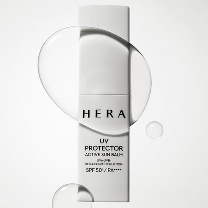 Hera UV Protector Active Sun Balm SPF50+ PA++++ 10g – Portable Brightening & Wrinkle Care UV Stick, Korean
