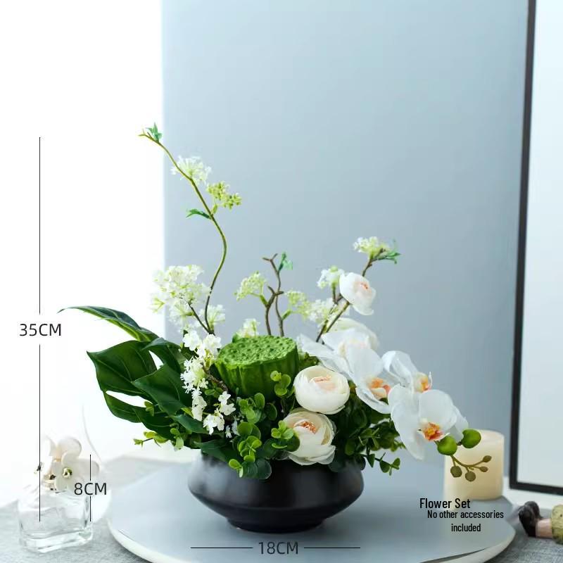 Nordic Modern Faux Flower Bouquet for Indoor Living Room or Dining Table Decor