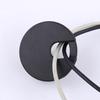 Xiangzhen U-Shaped Desktop Cable Hole Cover, Dustproof, ABS, Black/White