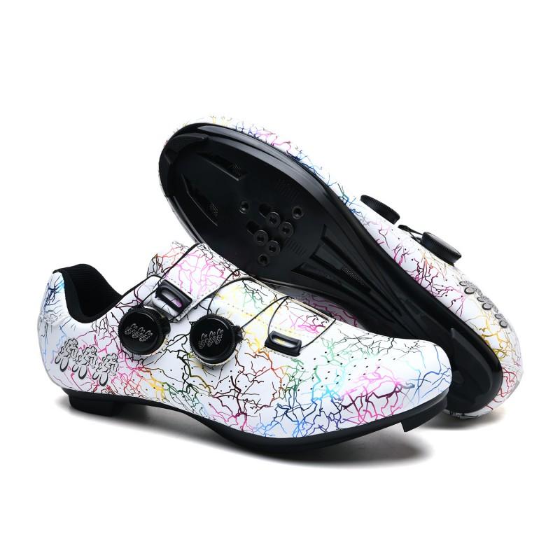 Mens Cycling Shoes Road Bike MTB Indoor Trainer Locking Sole Breathable Lightweight Durable Size 37-47