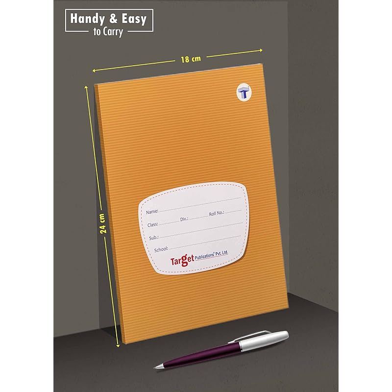Target Publications Target Two Line Small Notebooks | Double Line Copy Writing Books | 76 Pages In Each Book | 18 Cm X 2 12