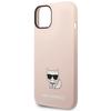 Etui Do iPhone 14 Plus Karl Lagerfeld Choupette Silikonowe Jasnoróżowe