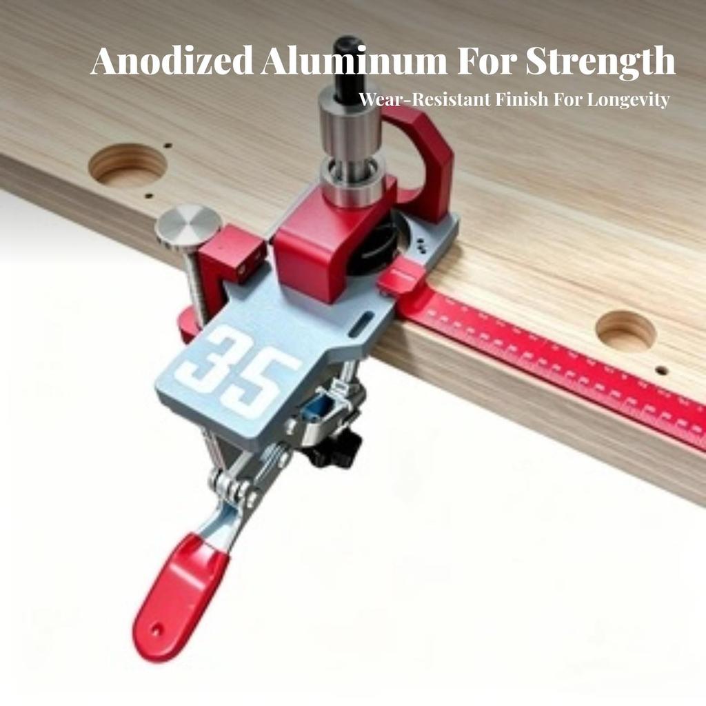 Angled-Hole Drilling Jig Rigid Angle Guide Easy to Use for Woodworkers
