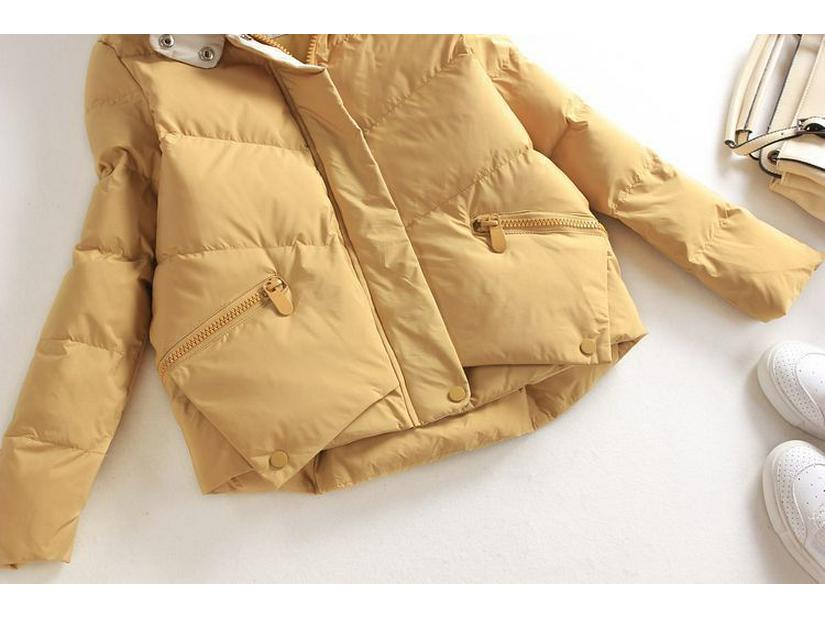 Trendy 2023 Women's Hooded Petite Cotton Jacket – Age-Reducing, Fashionable Short Cotton-Padded Coat