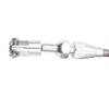 24inch Throttle Cable Stainless Steel Braided Throttle Cable Kit for Chevrolet