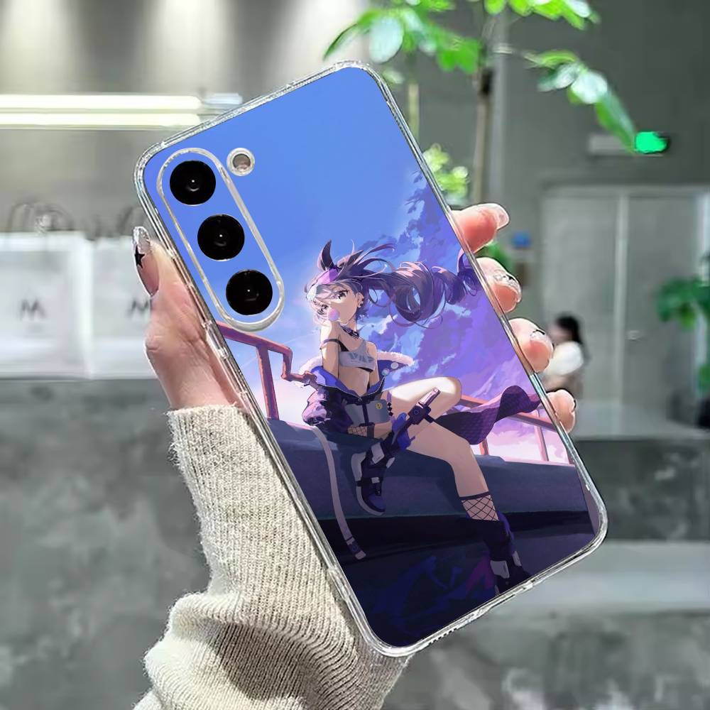H-Honkai Silver Game Wolf Phone Case For Samsung Galaxy A91,80,73,72 ,71,53,52,32 ,31,22,21s,20,Transparent Case