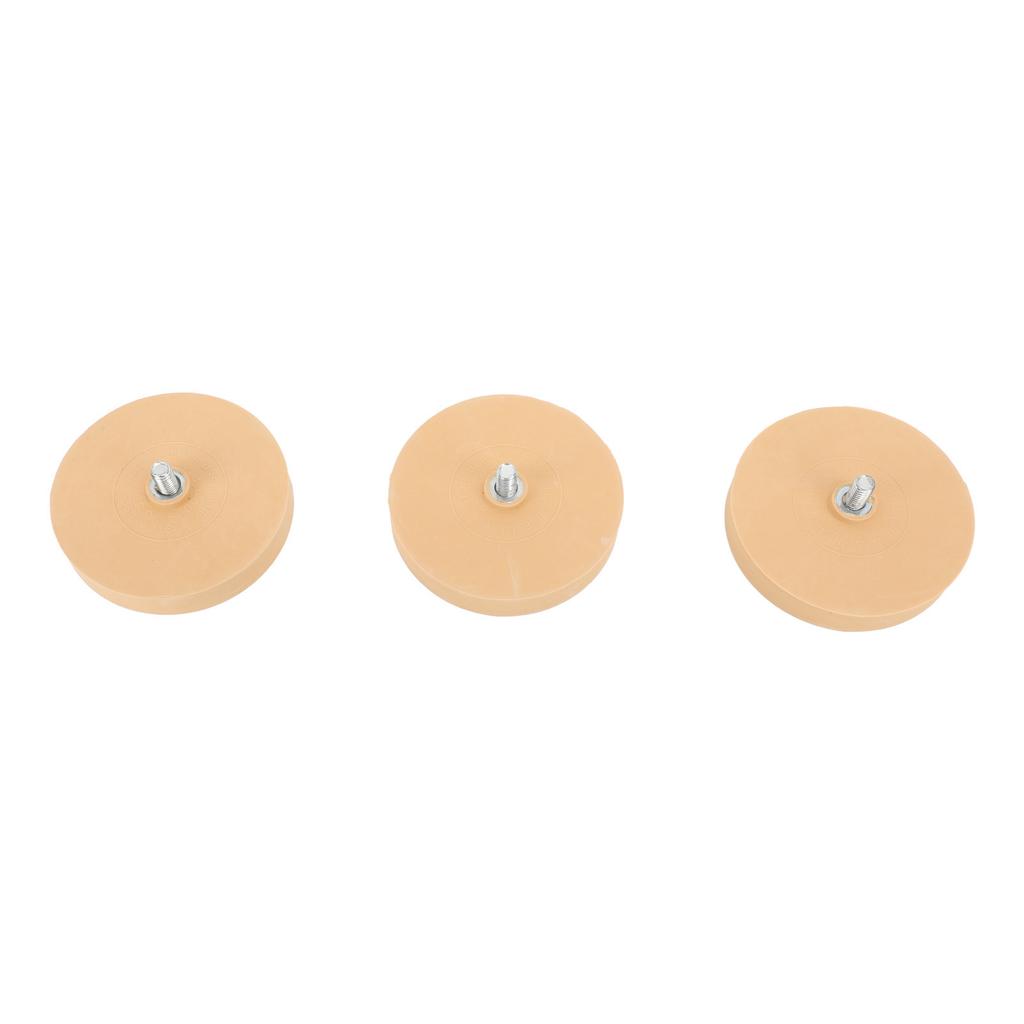 88mm Decal Remover Eraser Wheel Adhesive Remover Rubber Wheel with Metal Adhesive Scraper Plastic