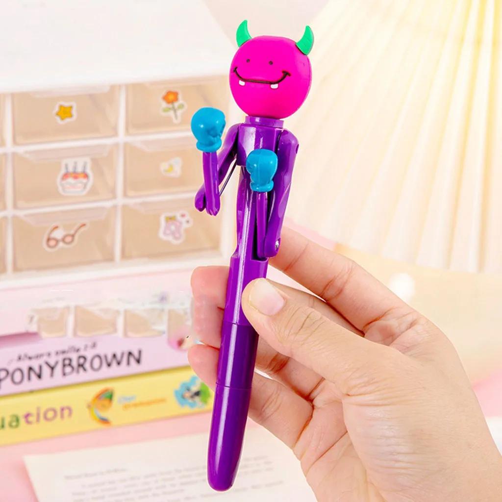 Funny Boxing Pumpkin Ballpoint Pen Halloween Gifts For Kids Pumpkin Devil Xmas Santa Snowman Pen Happy Halloween Party Favors