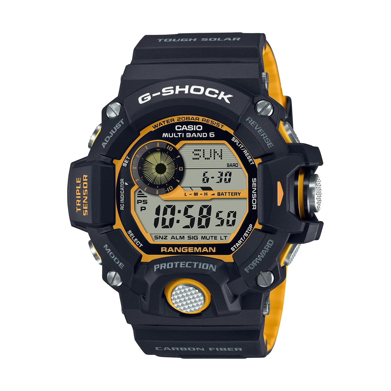 [CASIO] G-SHOCK RANGEMAN GW-9400YJ-1JF Men`s Solar