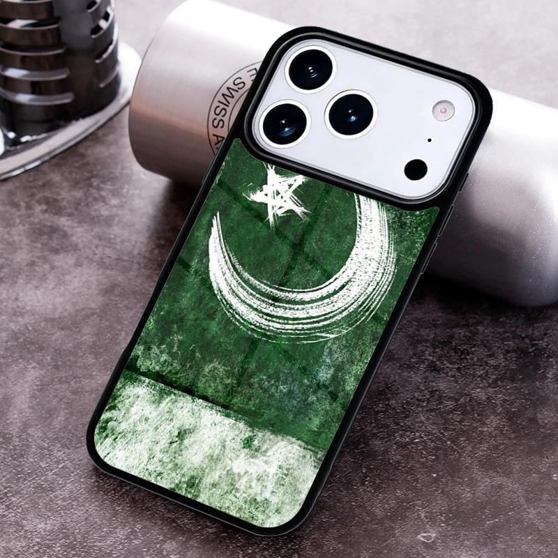 Pakistan Flag Phone Case for iPhone 17 16 15 Pro Max Air 14 13 12 11 Plus Shockproof Capa Cover