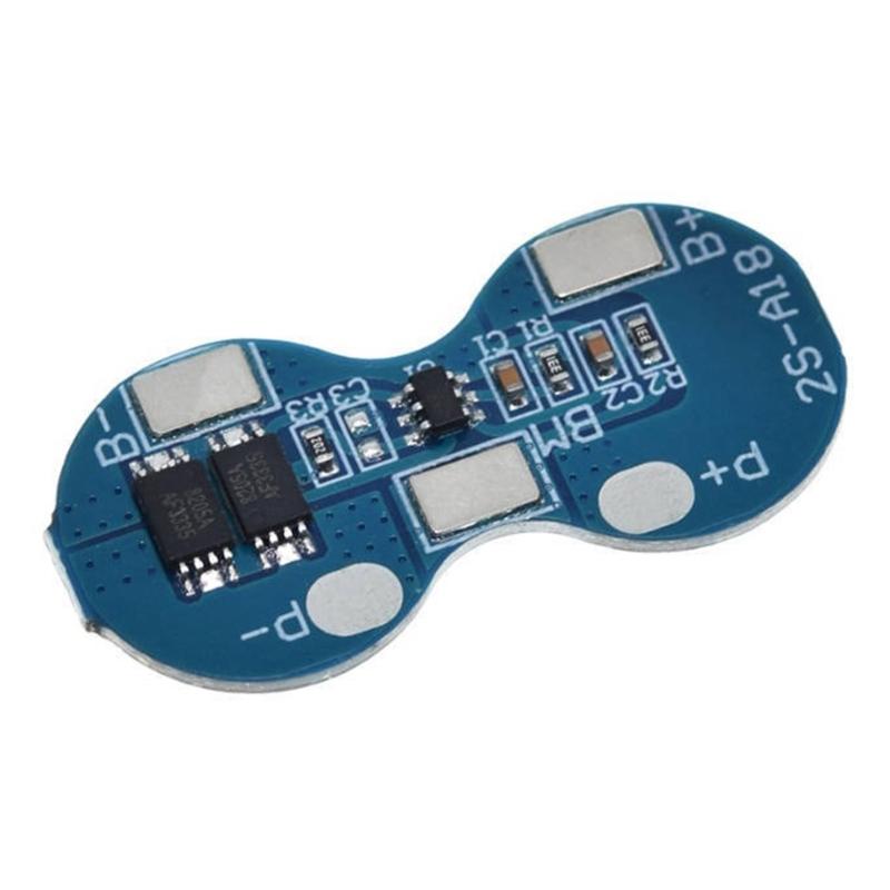 1/2Pcs 2S 7.4V 18650 Battery Protective Board 4A with Over Charging Discharge Current Protective Circuit Board