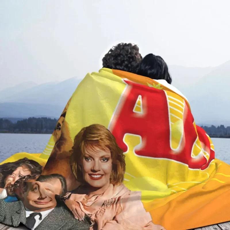 Sci-Fi-TV-Show ALF Decke Warmer Fleece Weiches Flanell Außerirdische Lebensform Überwurfdecken für Bett Sofa Reise Herbst