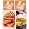 100Pcs Sandwich Plastic Packaging Transparent Triangle Bags For Bread Butty Bags Birthday Party Decoration Treat