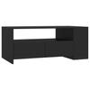 Vidaxl Coffee Table, Black, 102X55X42 Cm, Wood-Based Material